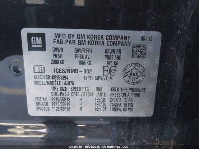 Buick Encore Preferred 2019 KL4CJESB1KB951394 Image 19