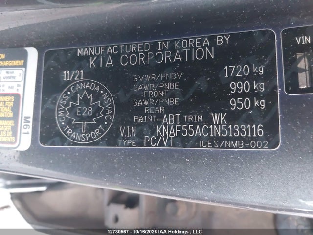 KIA FORTE EX 2022 KNAF55AC1N5133116 Image 9