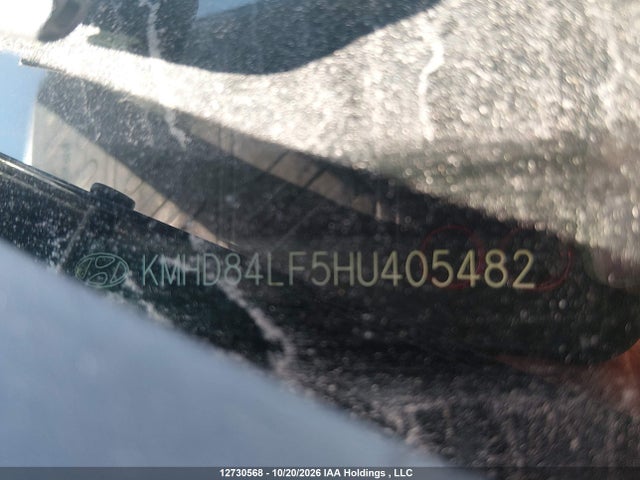 12730568 :رقم المزاد ، KMHD84LF5HU405482 vin ، 2017 Hyundai Elantra Gls مزاد بيع