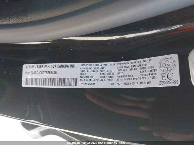 Chrysler Pacifica Limited 2026 2C4RC1GG0TR256446 Image 9