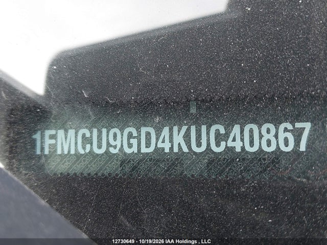 Ford ESCAPE SE 2019 1FMCU9GD4KUC40867 Image 19