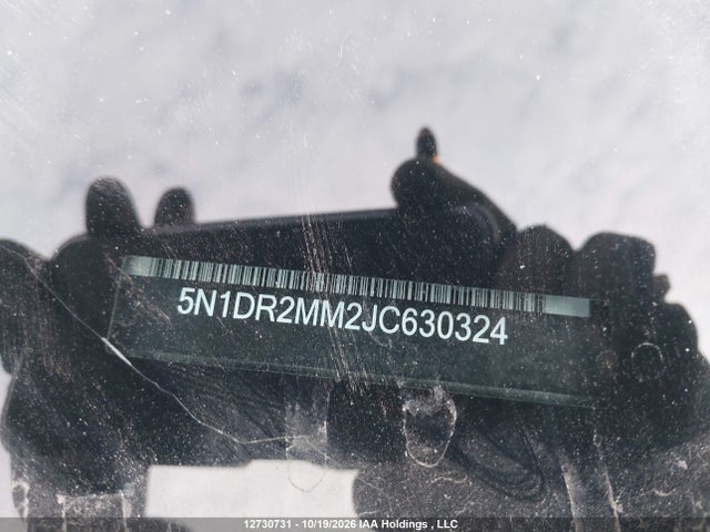 5N1DR2MM2JC630324 Nissan Pathfinder S/sv/sl/platinum
