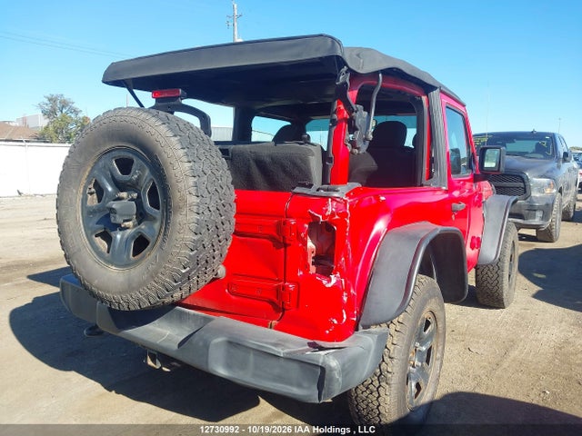 Продажа на аукционе авто 2018 Jeep Wrangler Sport, vin: 1C4GJXAG0JW326055, номер лота: 12730992