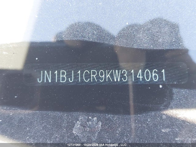 JN1BJ1CR9KW314061 Nissan QASHQAI