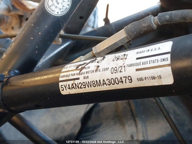 Yamaha YXZ1000 2021 5Y4AN29W8MA300479 Image 9