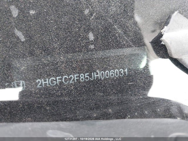 Honda CIVIC EX 2018 2HGFC2F85JH006031 Image 19