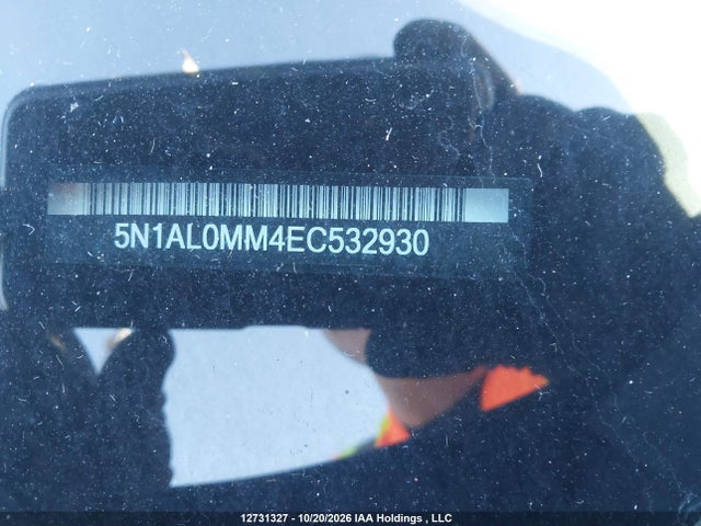 Продаж на аукціоні авто 2014 Infiniti Qx60, vin: 5N1AL0MM4EC532930, номер лоту: 12731327