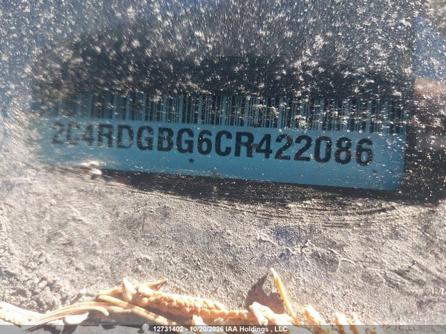 12731402 :رقم المزاد ، 2C4RDGBG6CR422086 vin ، 2012 Dodge Grand Caravan Se مزاد بيع