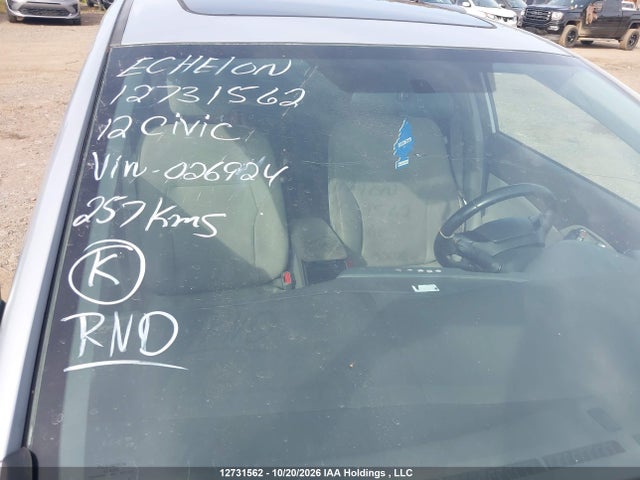 Auction sale of the 2012 Honda Civic Lx, vin: 2HGFB2F57CH026924, lot number: 12731562