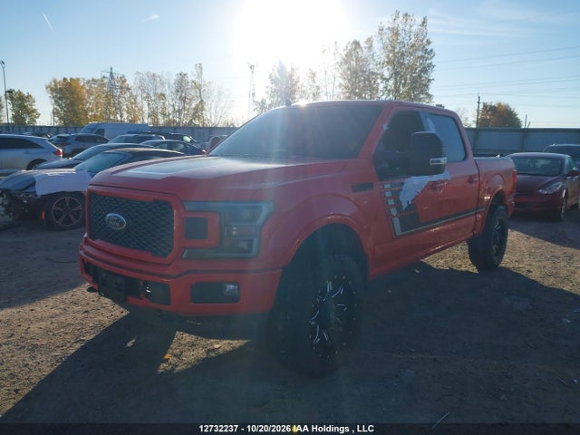 12732237 :رقم المزاد ، 1FTEW1E56KFB72984 vin ، 2019 Ford F-150 Lariat مزاد بيع