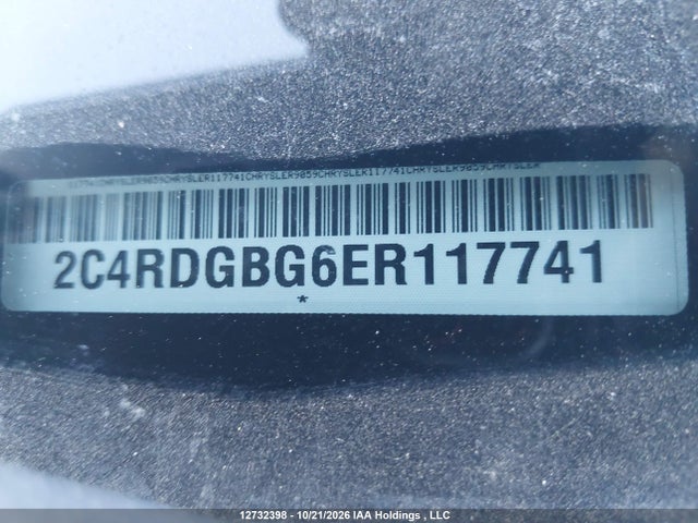 Продажа на аукционе авто 2014 Dodge Grand Caravan Se/sxt, vin: 2C4RDGBG6ER117741, номер лота: 12732398