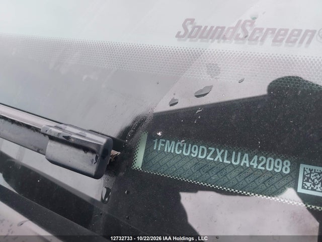 12732733 :رقم المزاد ، 1FMCU9DZXLUA42098 vin ، 2020 Ford Escape Titanium مزاد بيع