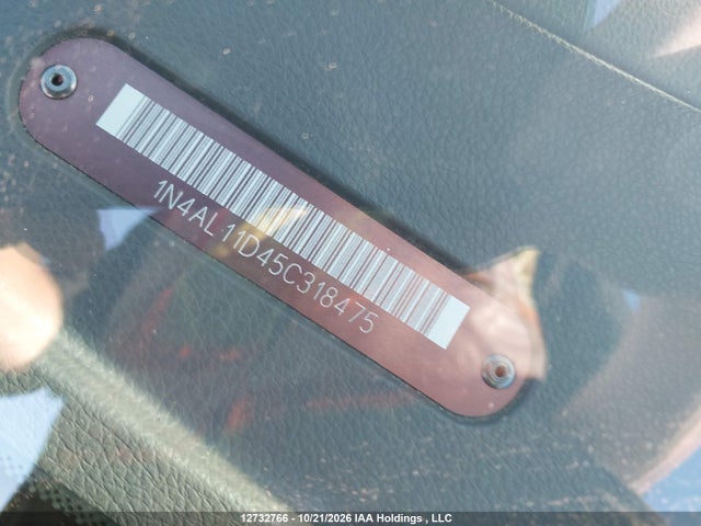 Продаж на аукціоні авто 2005 Nissan Altima 2.5 S, vin: 1N4AL11D45C318475, номер лоту: 12732766