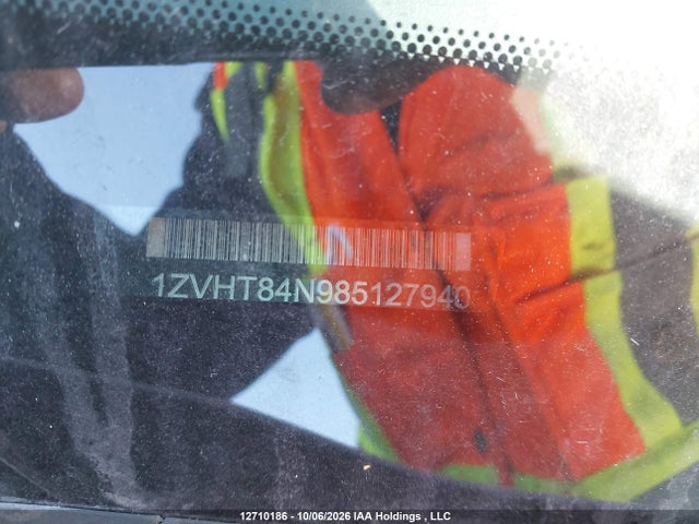 Aukcja sprzedaży 2008 Ford Mustang V6, vin: 1ZVHT84N985127940, numer aukcji: 12710186
