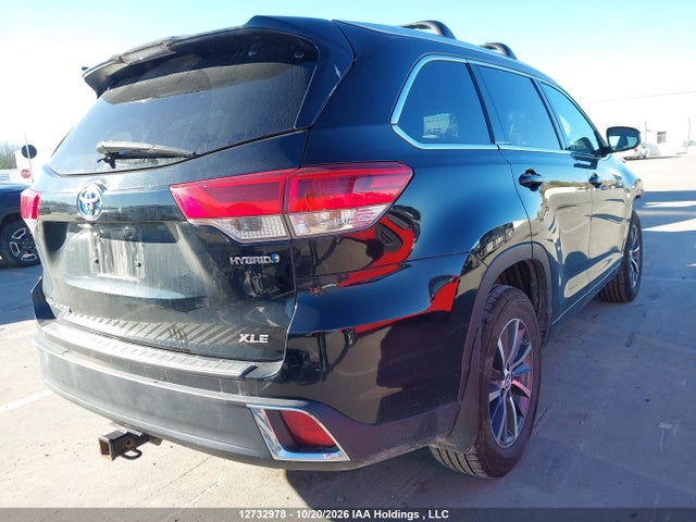 Toyota Highlander Hybrid Xle 2018 5TDJGRFH0JS040417 Image 4