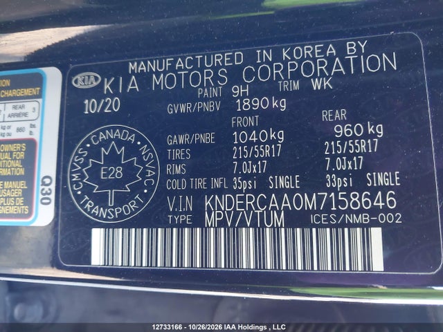 KIA Seltos Ex/ex Premium 2021 KNDERCAA0M7158646 Image 19