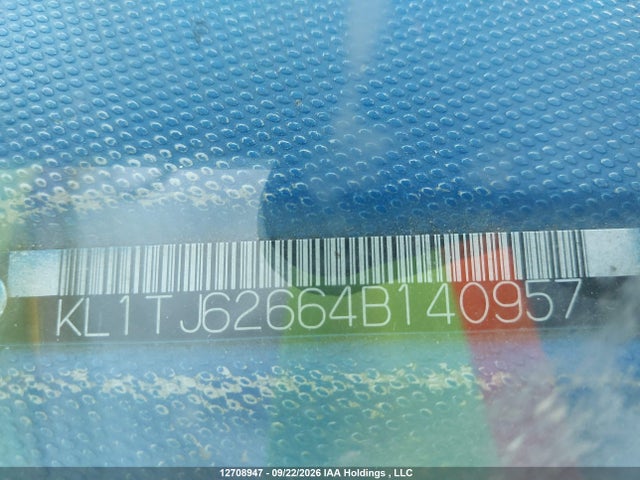 Aukcja sprzedaży 2004 Chevrolet Aveo 5 Ls, vin: KL1TJ62664B140957, numer aukcji: 12708947