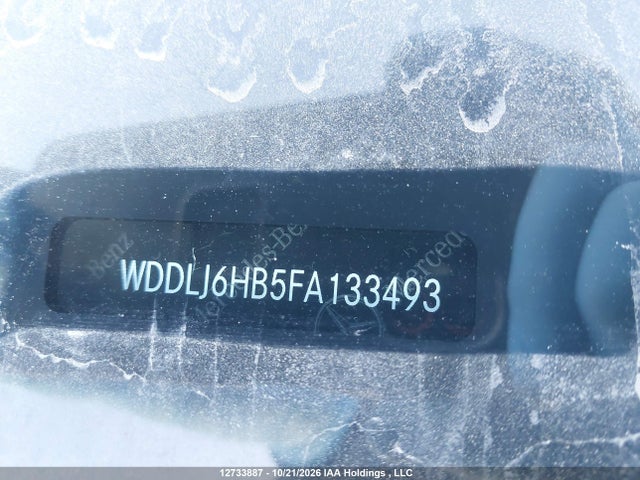 WDDLJ6HB5FA133493 Mercedes-Benz Cls 400 4matic