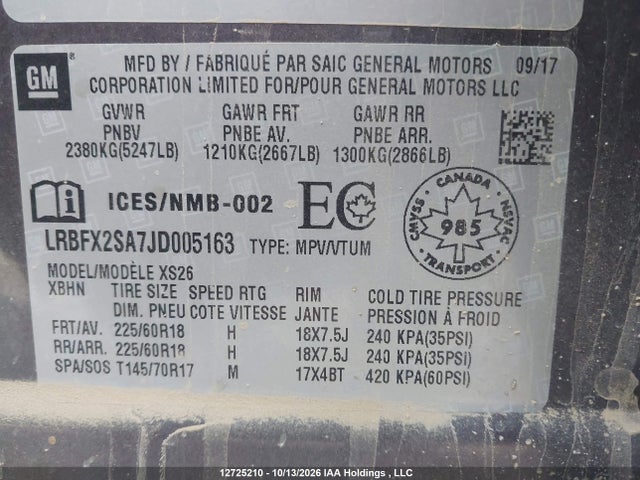Buick Envision Essence 2018 LRBFX2SA7JD005163 Image 18