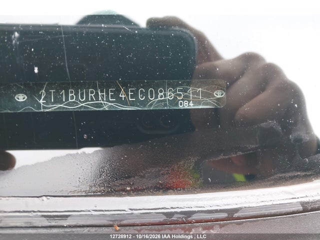 2T1BURHE4EC086511 Toyota Corolla S