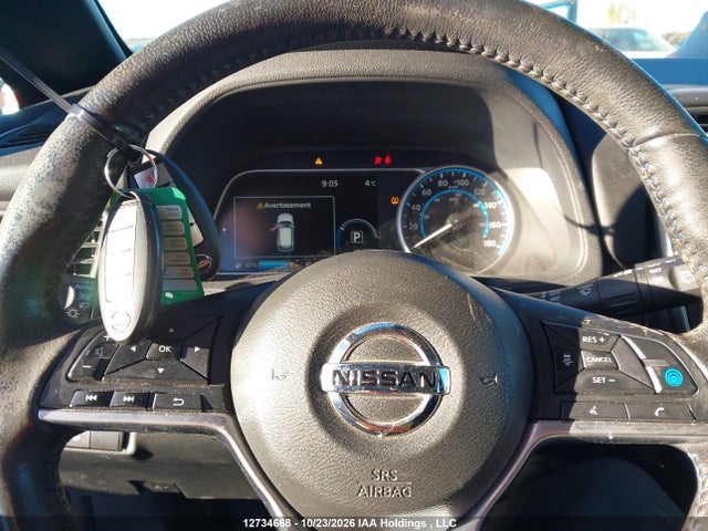 12734668 :رقم المزاد ، 1N4AZ1CP8JC317636 vin ، 2018 Nissan Leaf S/sv/sl مزاد بيع