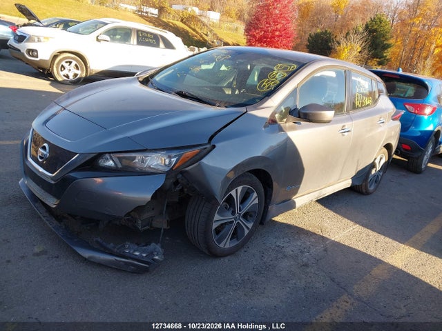 12734668 :رقم المزاد ، 1N4AZ1CP8JC317636 vin ، 2018 Nissan Leaf S/sv/sl مزاد بيع