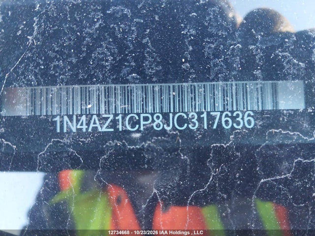 12734668 :رقم المزاد ، 1N4AZ1CP8JC317636 vin ، 2018 Nissan Leaf S/sv/sl مزاد بيع