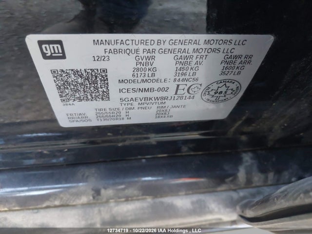 Buick Enclave Premium 2024 5GAEVBKW8RJ128144 Image 9