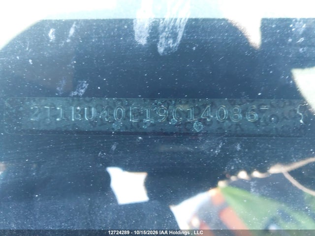 Aukcja sprzedaży 2009 Toyota Corolla Le, vin: 2T1BU40E19C140867, numer aukcji: 12724289