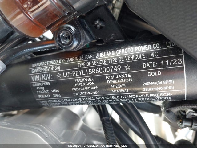 Cf Moto Ibex 800 S/t 2024 LCEPEYL15R6000749 Image 10