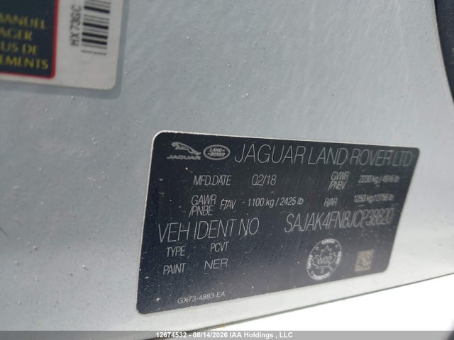 Jaguar Xe 20d Prestige 2018 SAJAK4FN8JCP38820 Image 9
