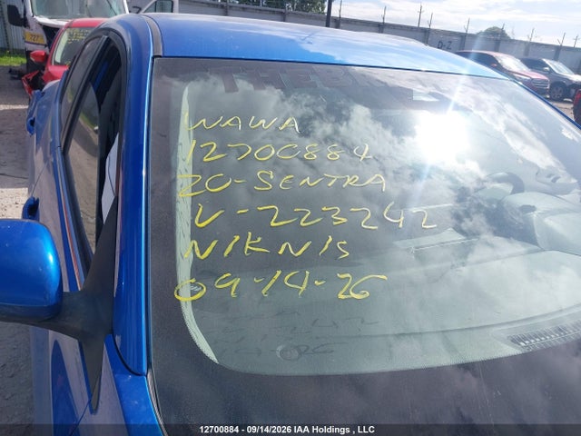 Продаж на аукціоні авто 2020 Nissan Sentra Sv, vin: 3N1AB8CV6LY223242, номер лоту: 12700884