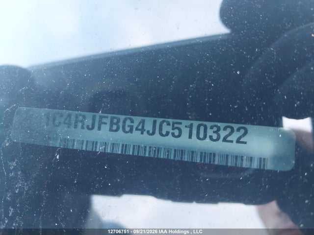 Продаж на аукціоні авто 2018 Jeep Grand Cherokee Limited, vin: 1C4RJFBG4JC510322, номер лоту: 12706751