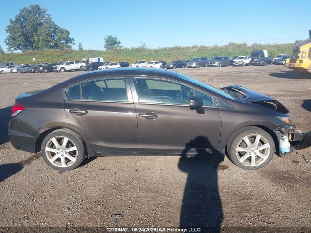 12709452 :رقم المزاد ، 2HGFB2F72DH028292 vin ، 2013 Honda Civic Touring مزاد بيع