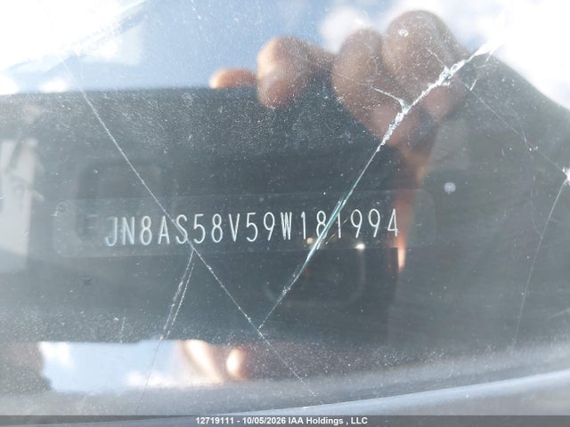 Продаж на аукціоні авто 2009 Nissan Rogue Sl, vin: JN8AS58V59W181994, номер лоту: 12719111
