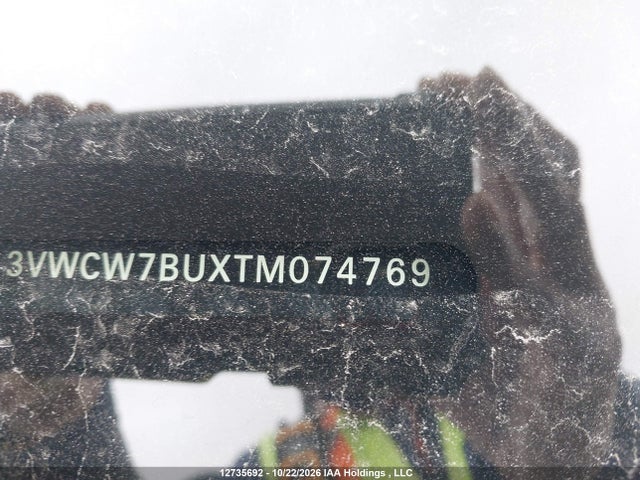 12735692 :رقم المزاد ، 3VWCW7BUXTM074769 vin ، 2026 Volkswagen Jetta Trendline مزاد بيع