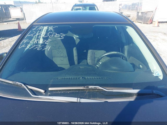 Aukcja sprzedaży 2014 Chevrolet Cruze 1lt, vin: 1G1PC5SBXE7377671, numer aukcji: 12735803