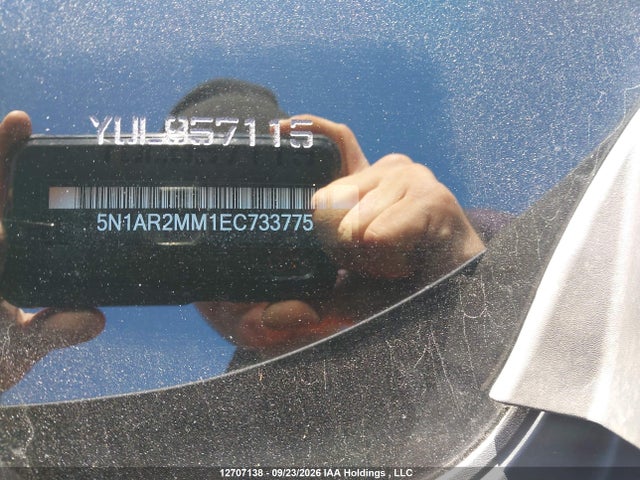 Продаж на аукціоні авто 2014 Nissan Pathfinder Platinum/s/sl/sv, vin: 5N1AR2MM1EC733775, номер лоту: 12707138