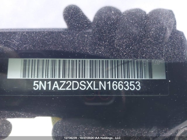 5N1AZ2DSXLN166353 Nissan Murano Limited Edition/platinum