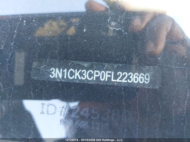 3N1CK3CP0FL223669 Nissan Micra S/sr/sv