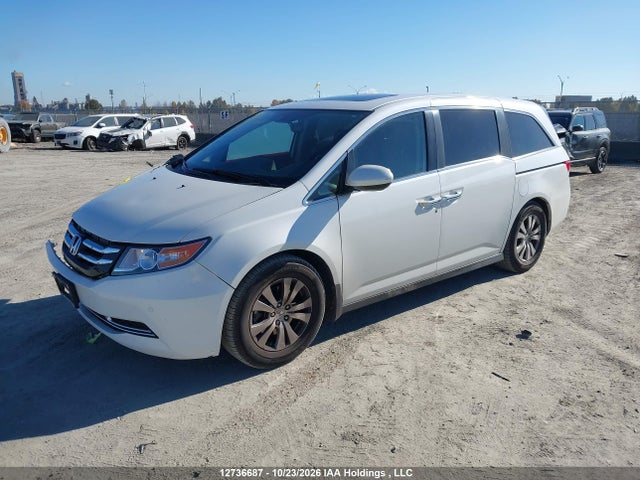 12736687 :رقم المزاد ، 5FNRL5H69GB513750 vin ، 2016 Honda Odyssey Ex-l مزاد بيع