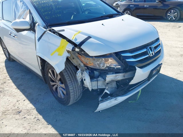 12736687 :رقم المزاد ، 5FNRL5H69GB513750 vin ، 2016 Honda Odyssey Ex-l مزاد بيع