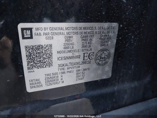 GMC Terrain Sle 2019 3GKALTEX0KL299132 Image 9