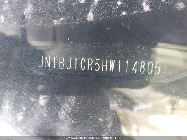 JN1BJ1CR5HW114805 Nissan Qashqai S/sl/sv