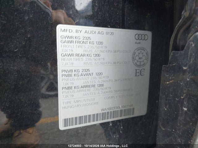 WA1EECF30L1067166 Audi Q3 45 Progressiv
