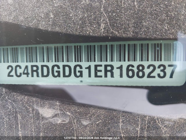 12707703 :رقم المزاد ، 2C4RDGDG1ER168237 vin ، 2014 Dodge Grand Caravan Crew مزاد بيع