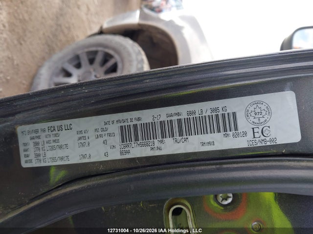 RAM 1500 Slt 2017 1C6RR7LT7HS668218 Image 9