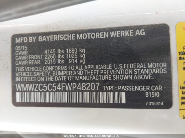 Mini Countryman Cooper S 2015 WMWZC5C54FWP48207 Image 19
