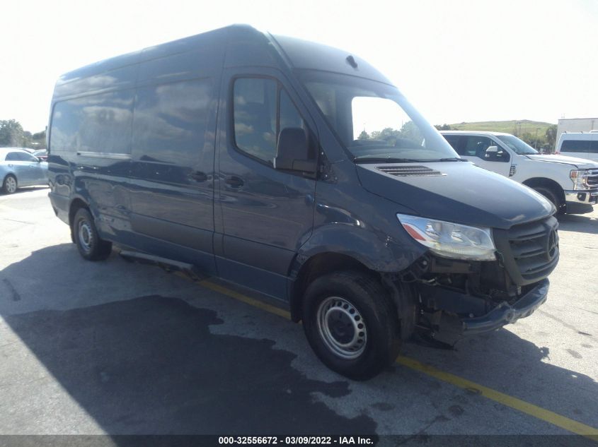 2019 Mercedes-benz Sprinter Van Серый vin: WD4PF1CD2KP109173