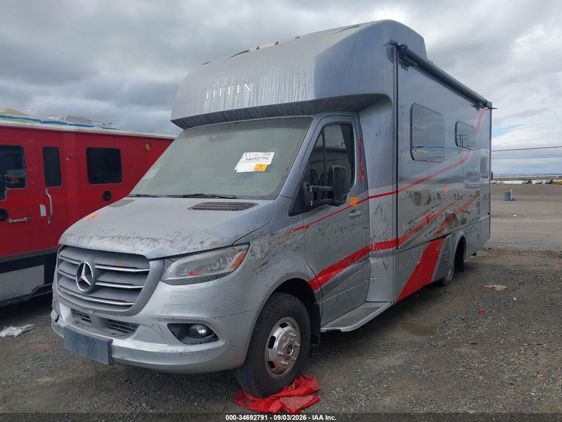 2020 Mercedes-benz Sprinter 3500xd  Standard Roof V6 Silver vin: W1X8E33Y4LN110161